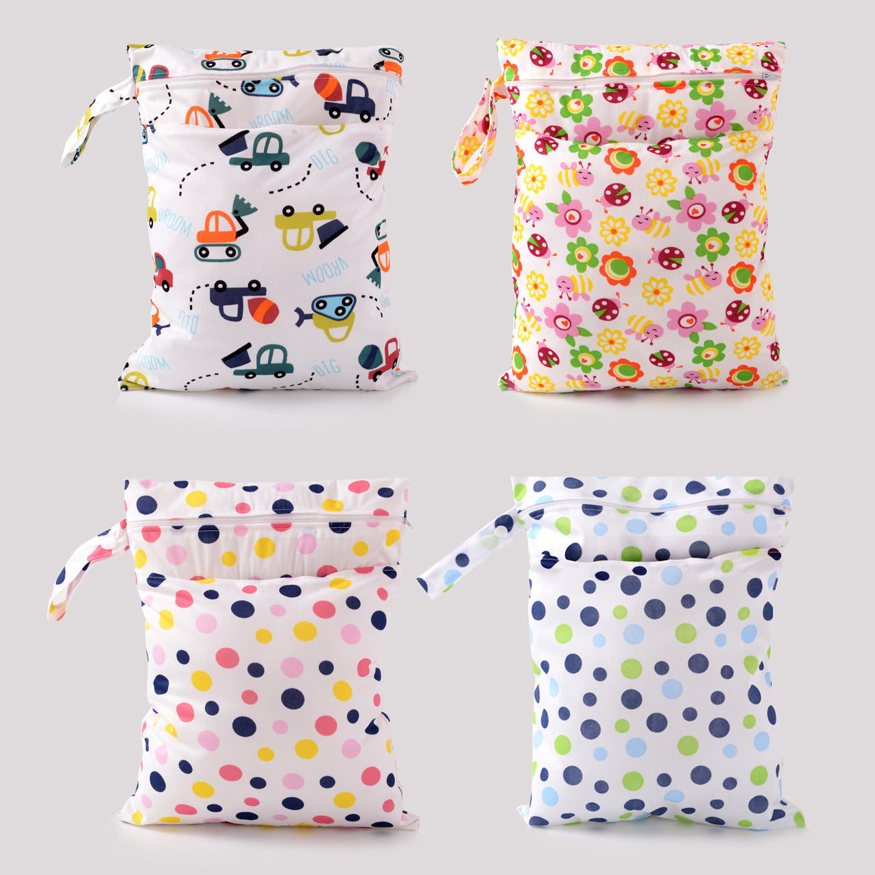 Dulaiduwan maternal and child supplies washable baby stroller diaper storage hanging waterproof bag baby diaper bag for going out