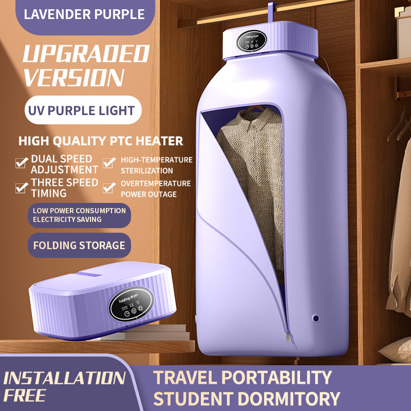 Cross-border foreign trade dryer household clothes foldable dryer travel portable multi-functional clothes dryer