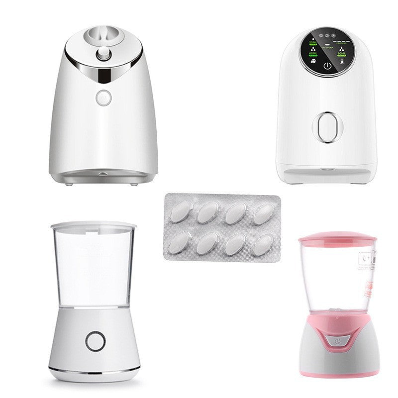 Cross-border spot hot-selling household convenient fully automatic beauty instrument factory homemade fruit and vegetable mask machine one piece drop shipping