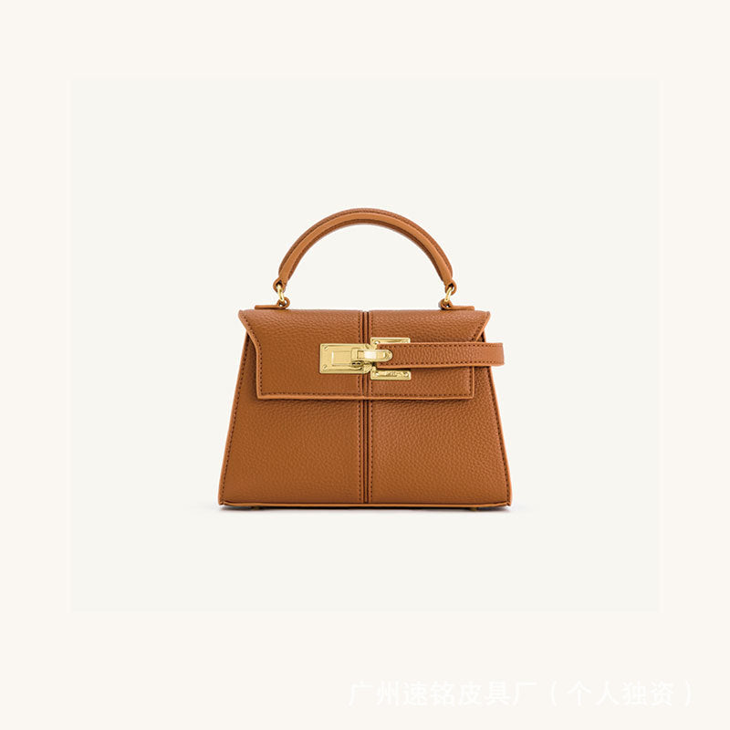 [Cross-border supply] JW PEI trapezoidal bag, Kelly bag, crossbody bag, niche handbag, small square bag, shoulder bag