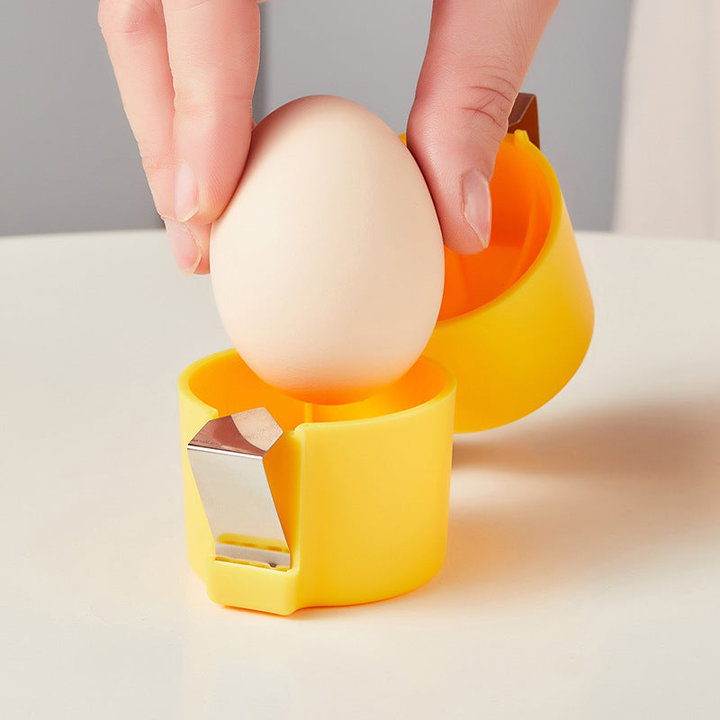 Manufacturer's spot egg shell opener portable kitchen mini egg opener anti-crumb egg beater sheller