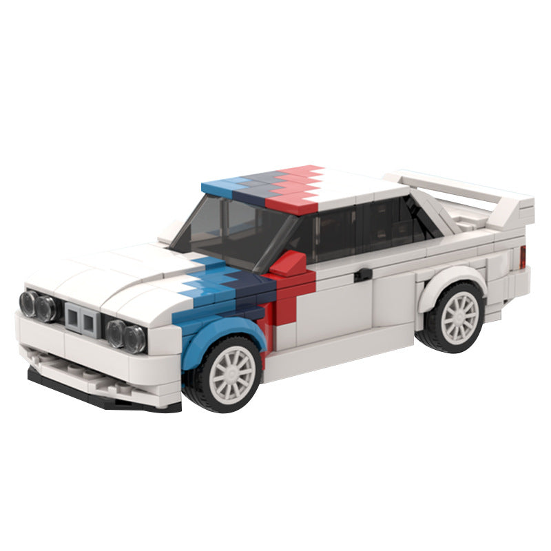 MOC building blocks compatible with Lego 53544 white BMW M3 E30 puzzle assembly gift racing DTM three colors