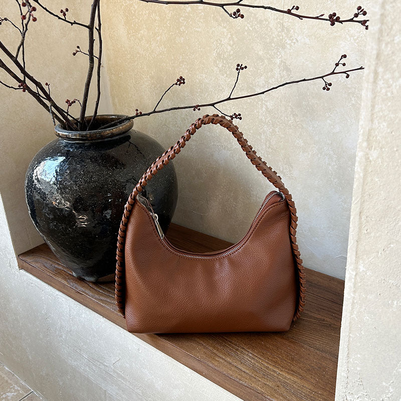 High-quality texture fashion crescent armpit bag women new style all-match simple trend portable shoulder messenger bag
