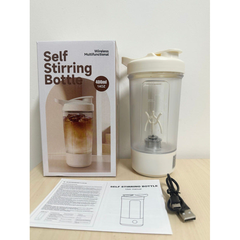 Cross-border electric shaker cup, coffee milk powder water cup, gift fitness protein powder, blender cup