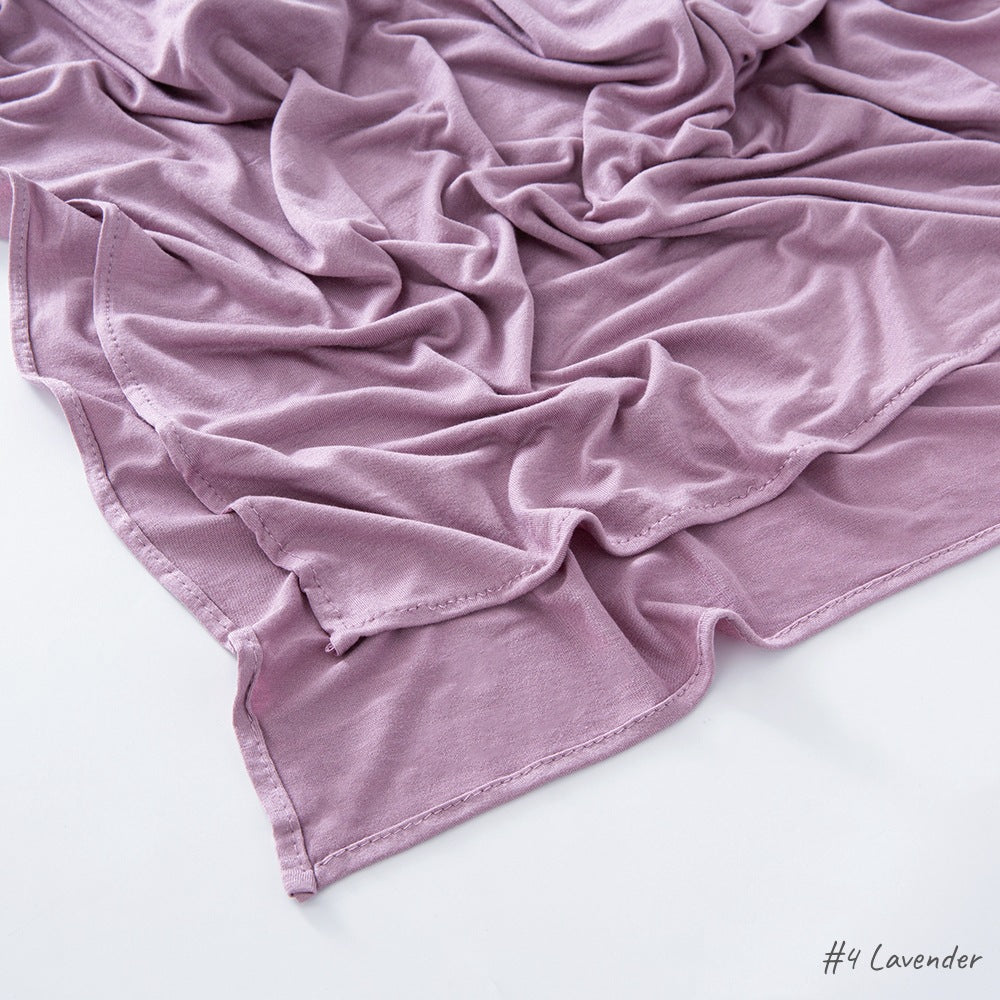 High-quality right-angle curled modal sweat cloth headscarf 170*60 mercerized cotton breathable and comfortable women's head scarf