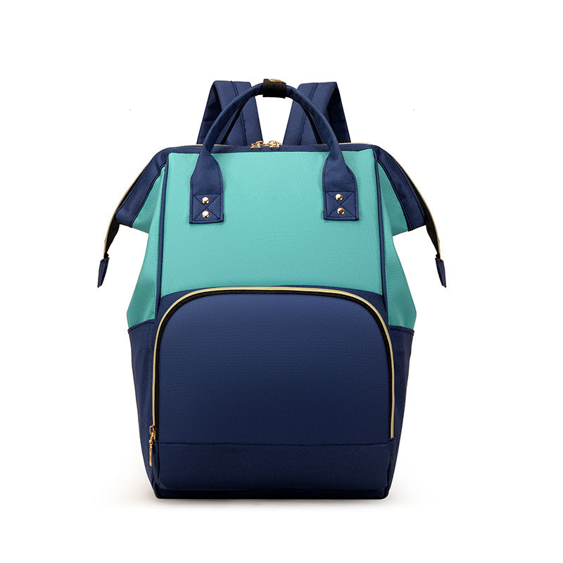 Mommy bag factory direct sales fashionable portable mother and baby bag for going out large capacity bottle insulation multi-pocket backpack mommy bag