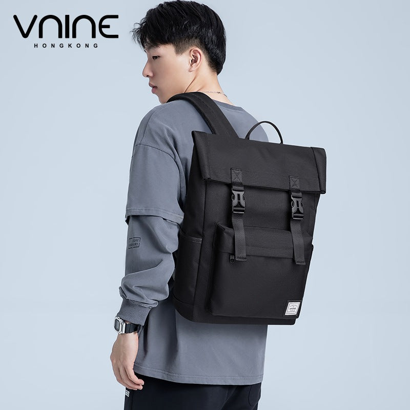 The Ninth City Men's Backpack Large Capacity Expandable Junior High School Girls Backpack Cycling Outdoor Bag