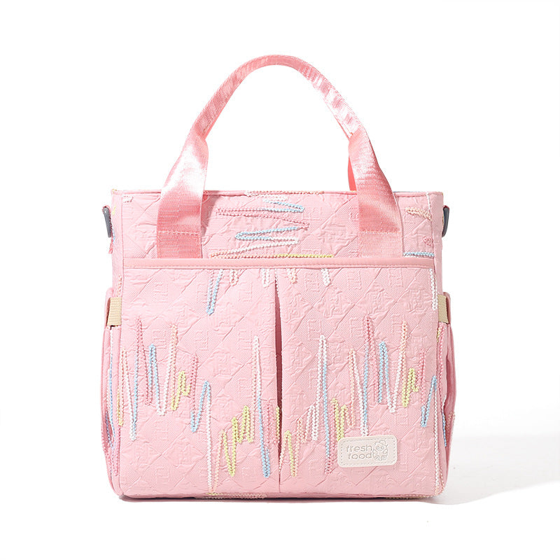 Mommy bag new tote fashionable large capacity mother and baby bag out of the shoulder crossbody portable mommy bag women's bag