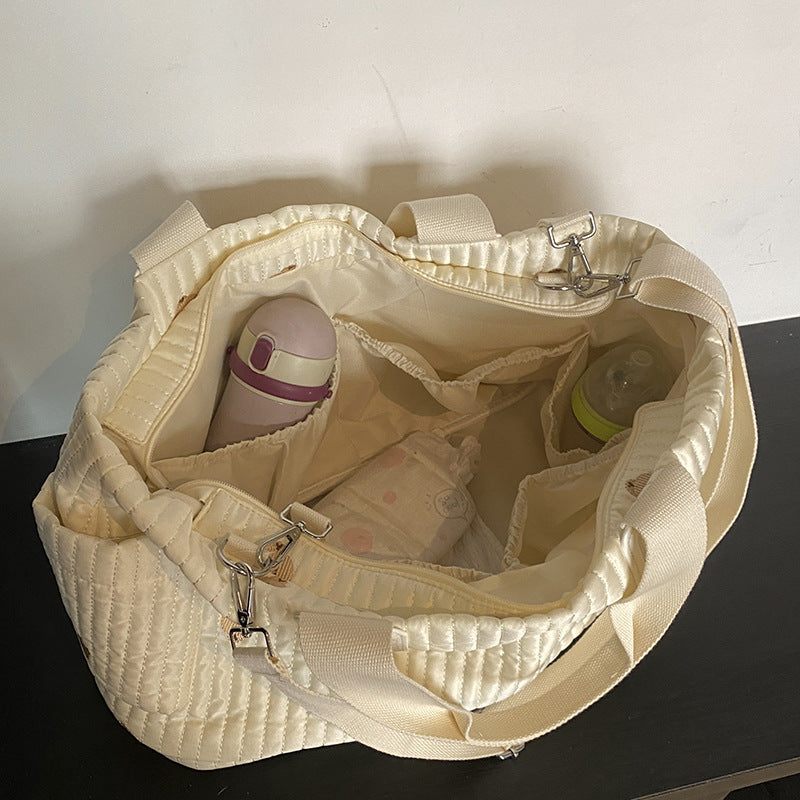 Mommy bag high quality Korean style full embroidery large capacity crossbody mother and baby bag for going out large capacity tote mommy bag