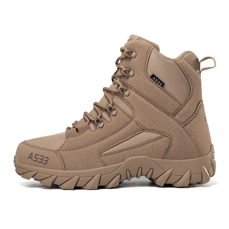 Cross-border spot new products high-top men's outdoor special forces tactical boots combat boots military boots hiking boots security boots large size