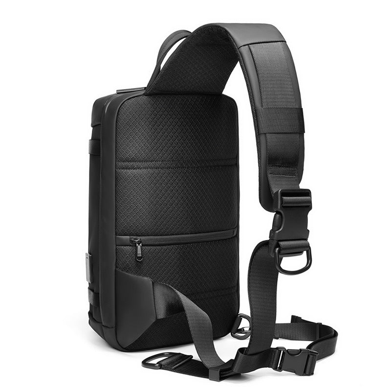 RZTX large capacity chest bag men new Oxford cloth messenger bag Korean version fashion waterproof outdoor shoulder backpack