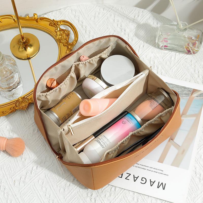 Cosmetic bag for women with large capacity and portable ins high-end internet celebrity new style super hot travel product washing storage bag