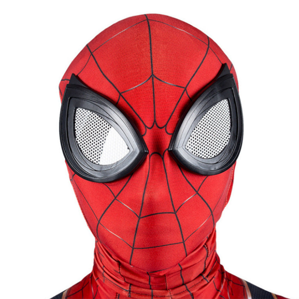 Halloween performance stage headgear children adult expedition steel anime glasses tights spiderman face mask