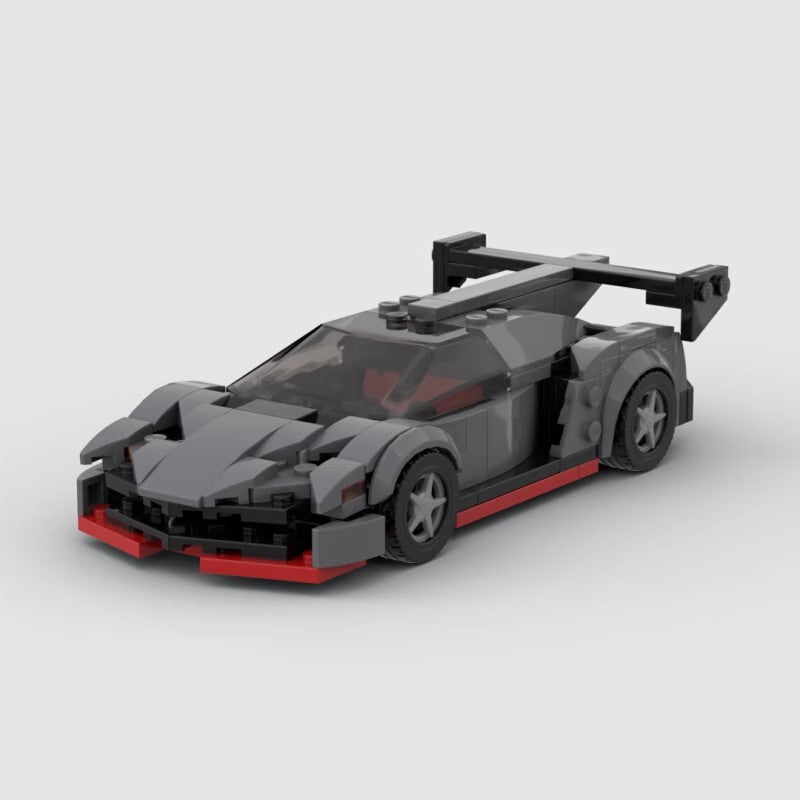 MOC building blocks compatible with Lego F43 Lamborghini Venom Supercar assembly speed series children's toy car