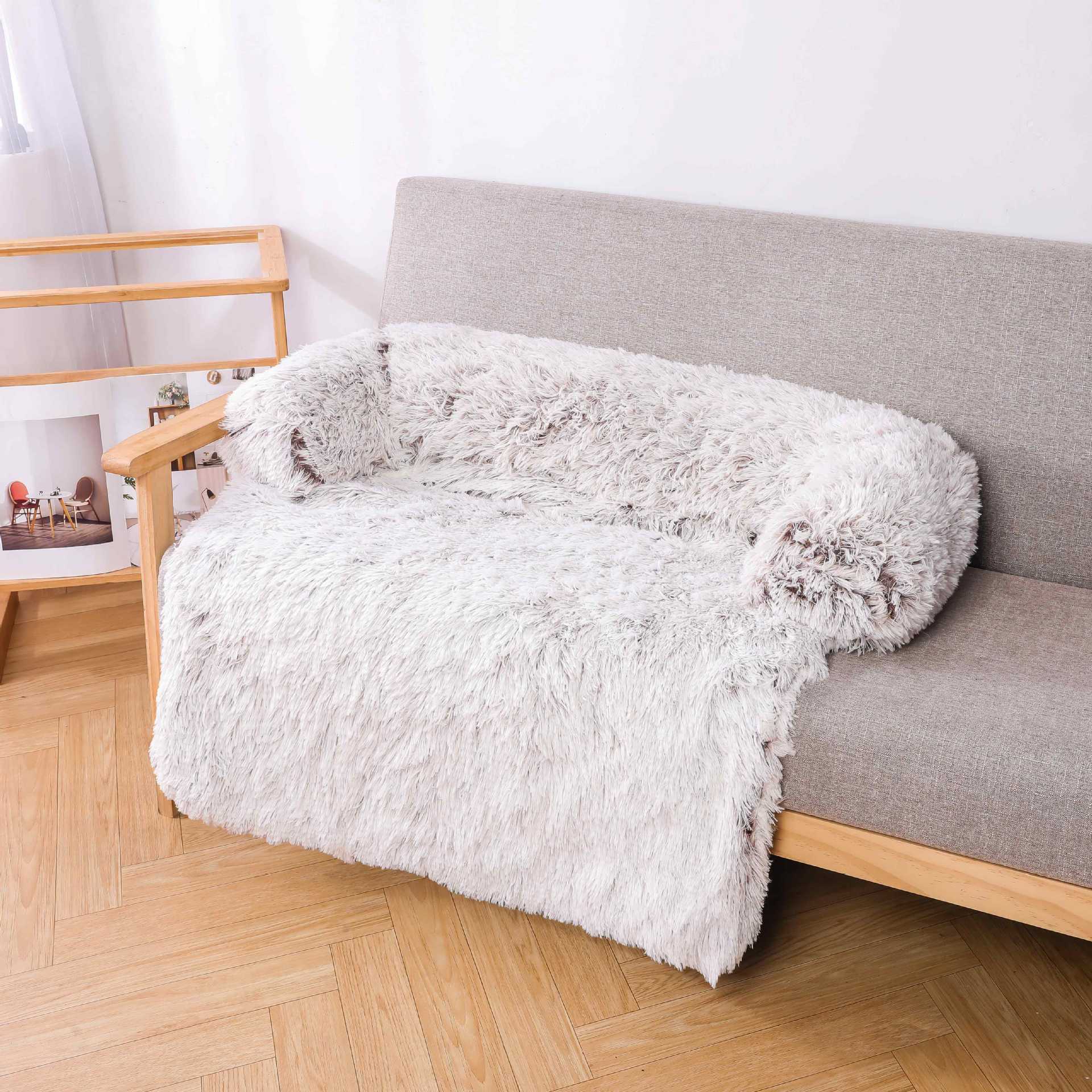 Cross-border hot selling pet plush right angle sofa for cats and dogs universal detachable and washable non-slip dog and cat sofa pet supplies