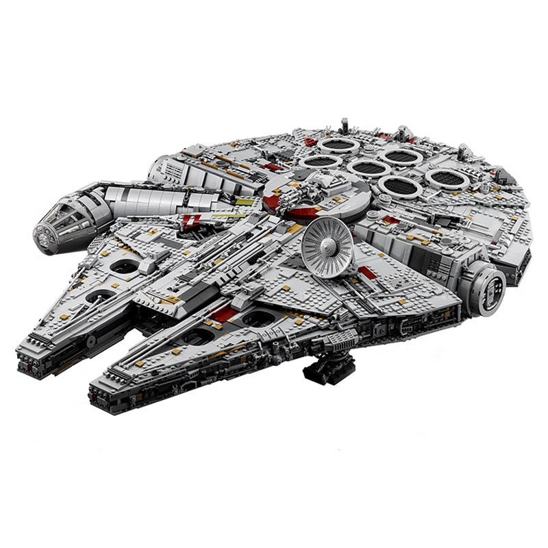 Compatible with Lego Millennium Falcon Star Wars building blocks assembly high difficulty large cross-border wholesale adult toy gift