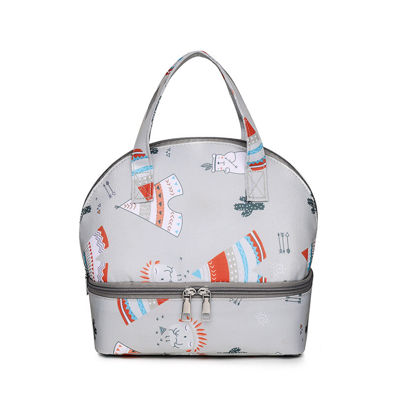Factory direct sales can be wholesale multifunctional breast milk bag double layer lunch bag breast milk insulation fresh-keeping bag storage bag ice bag