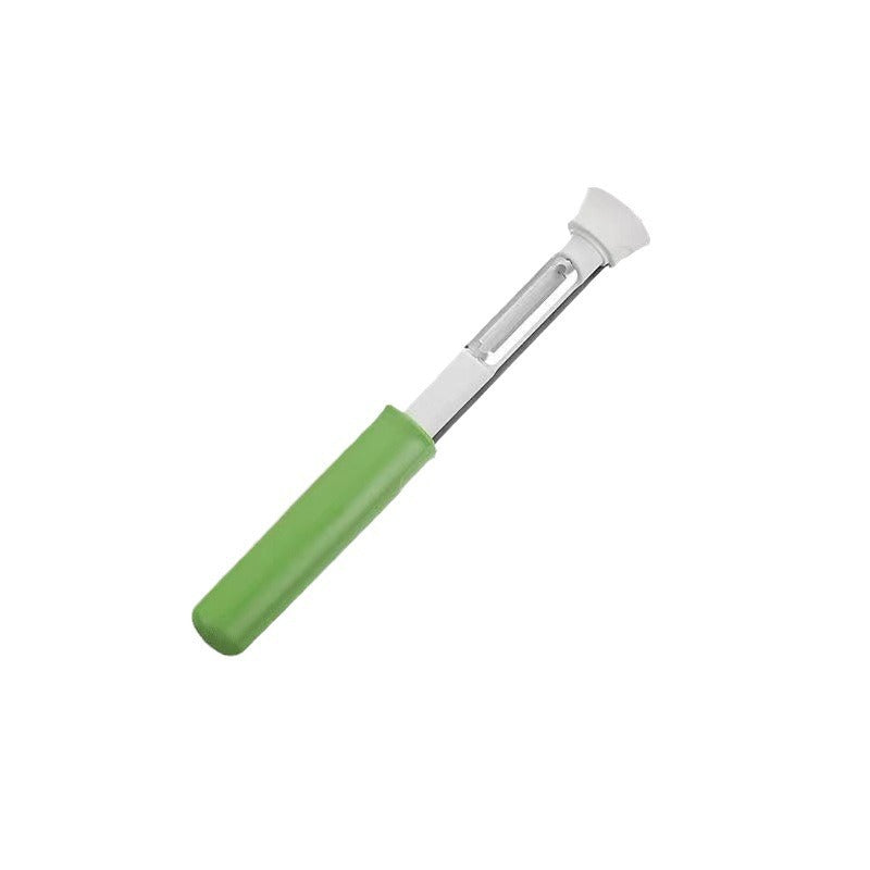 Telescopic fruit corer apple corer stainless steel pear corer two-in-one multifunctional peeler