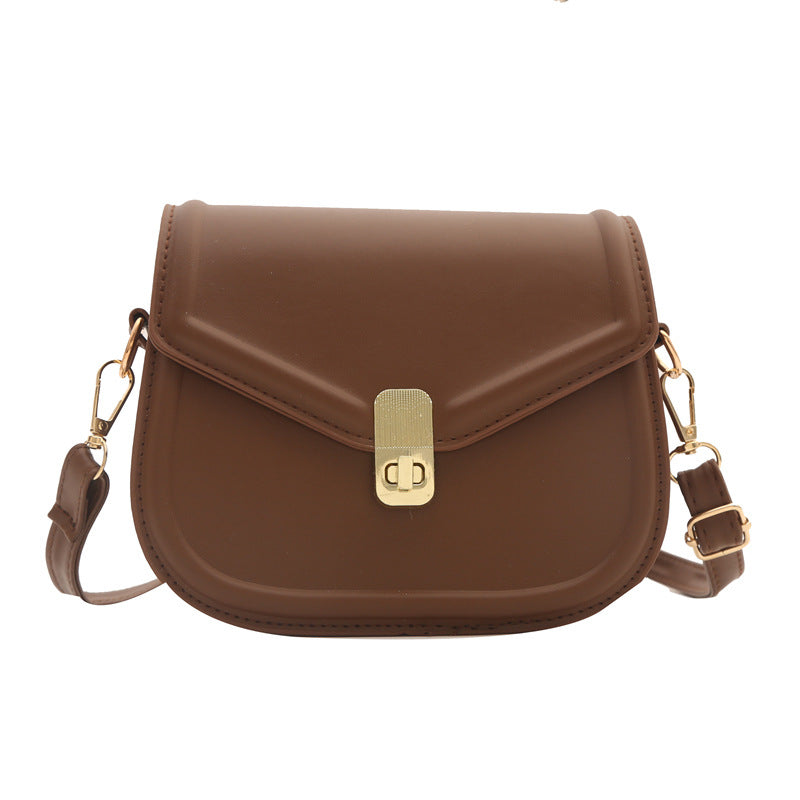 High-quality simple sewing line underarm bag women's bag 2025 new style fashion solid color versatile shoulder crossbody bag