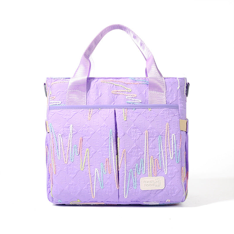 Mommy bag new tote fashionable large capacity mother and baby bag out of the shoulder crossbody portable mommy bag women's bag