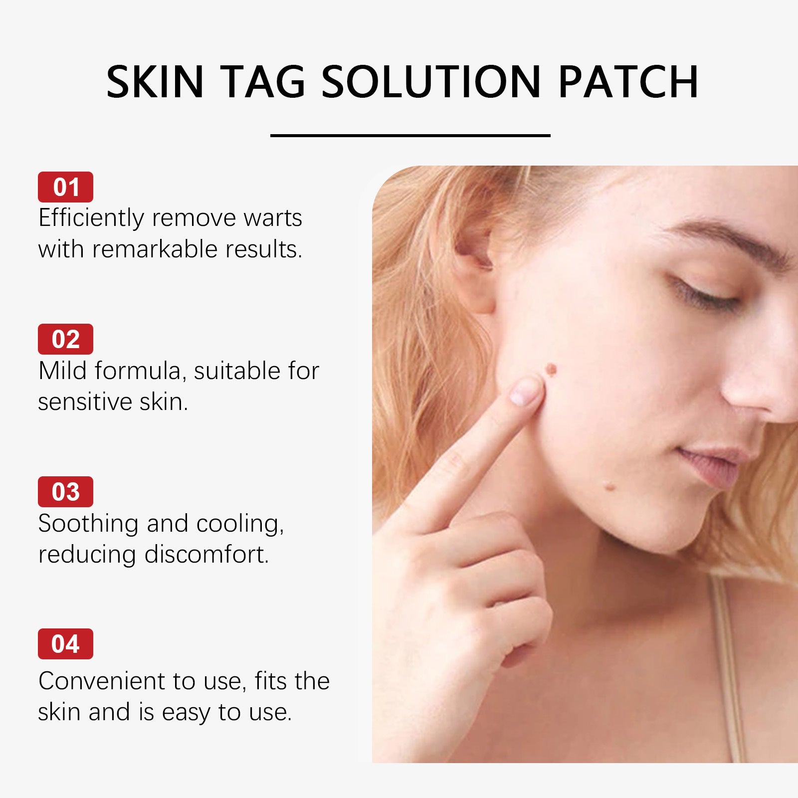 Ximonth skin care patch, gentle cleansing for face and body, especially for gentle and delicate skin