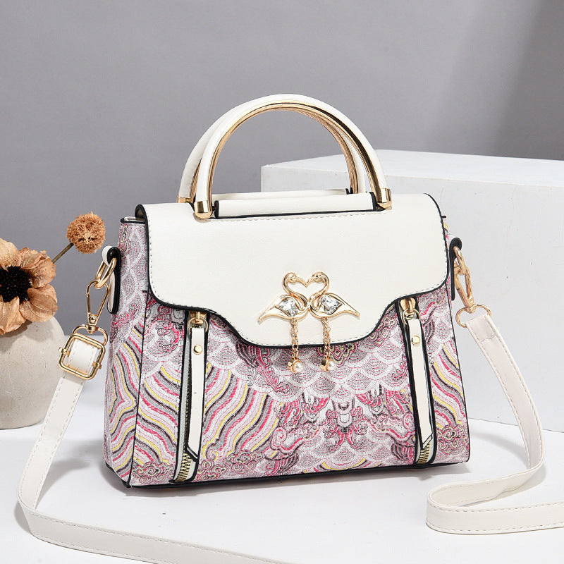 2025 new style pu bag women's bag light luxury ladies handbag high-end shoulder messenger bag small square bag women's cross-border