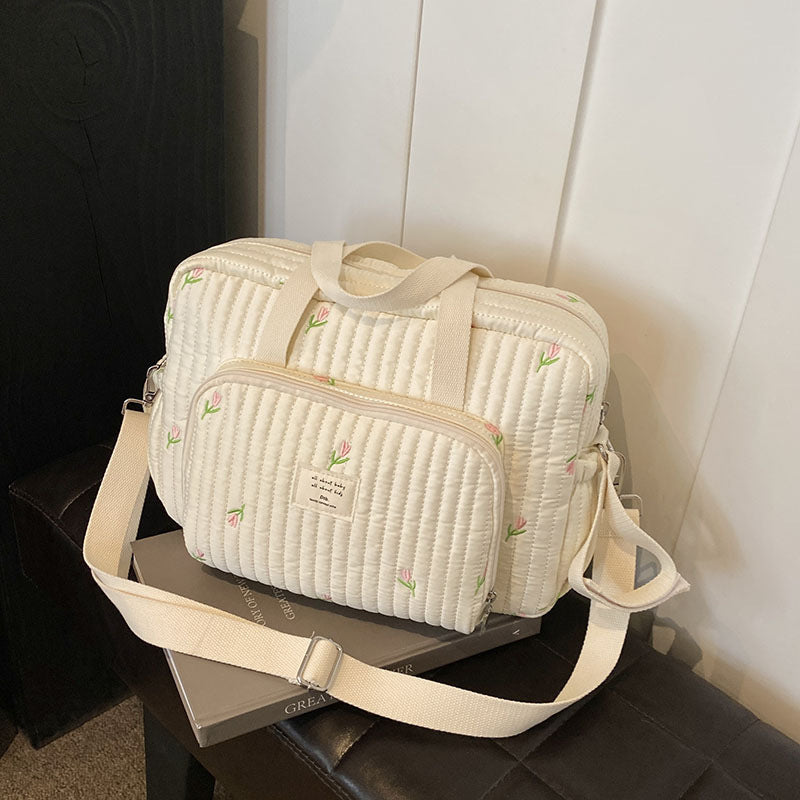 Korean version of mommy bag large size one-shoulder handbag mommy bag out of high value portable large capacity mother and baby bag women's bag