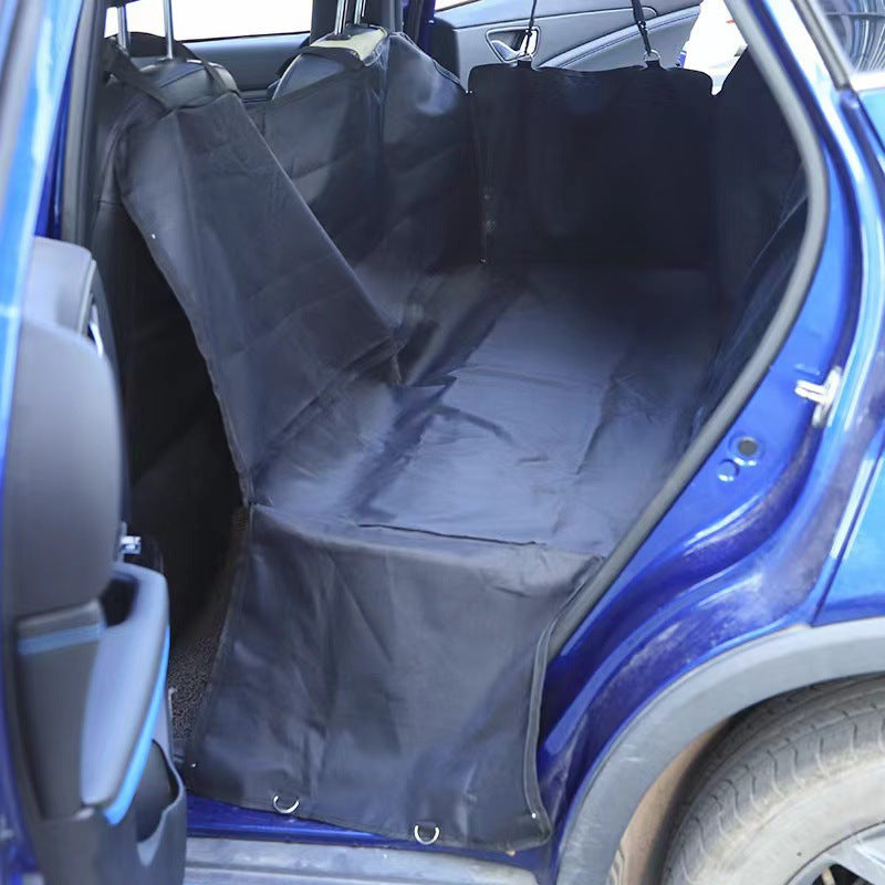 Car pet mat rear dog seat cushion moisture-proof and dirt-proof car back seat cushion thickened Oxford cloth pet seat cushion
