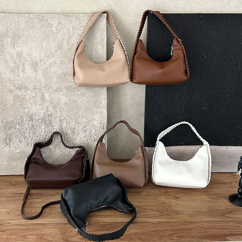 High-quality texture fashion crescent armpit bag women new style all-match simple trend portable shoulder messenger bag