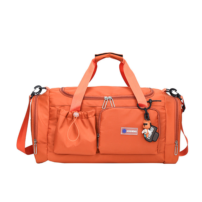 Travel bag women's bag fashionable one-shoulder crossbody handbag large capacity travel bag women can board the plane short-distance business trip luggage bag