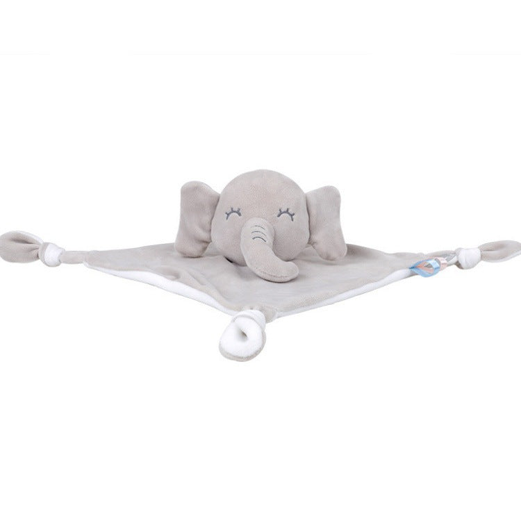 BBSKY baby soothing towel doll elephant doll soothing towel plush handkerchief toy wholesale portable toys