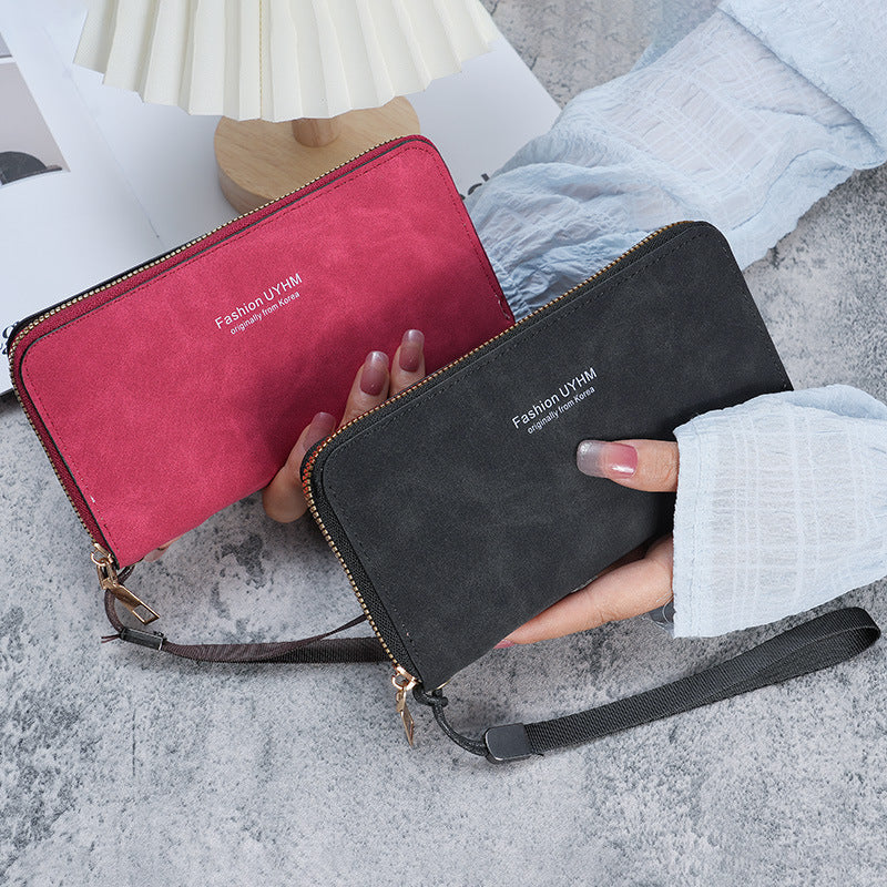 Women's hand-held long wallet new Korean version handbag multi-function card bag mobile phone bag coin purse female wallet