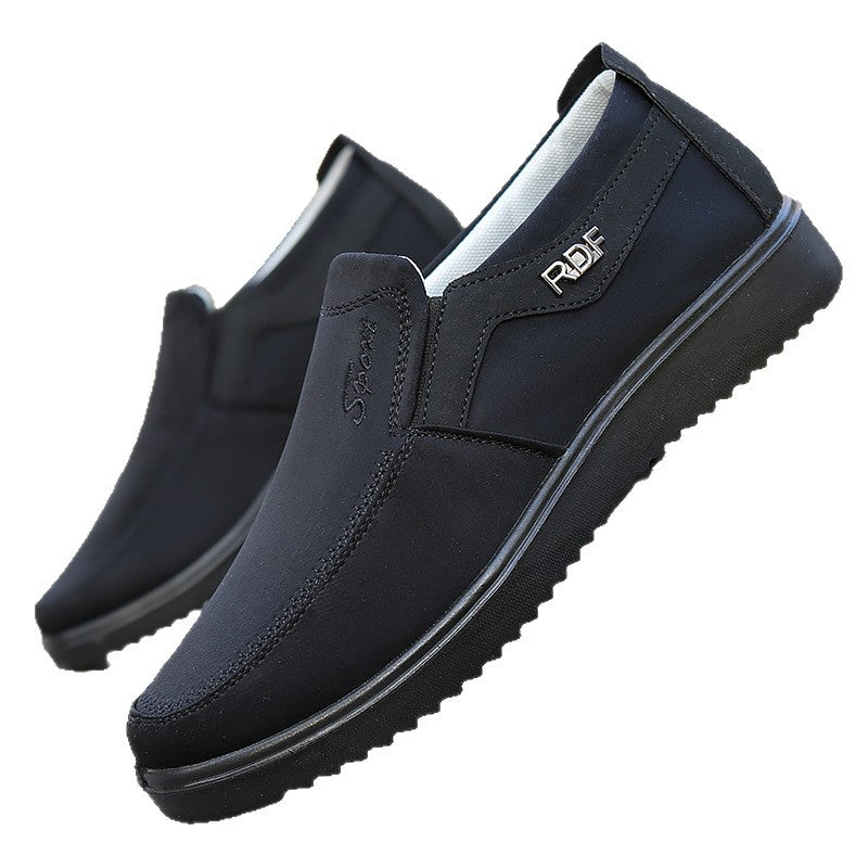 Manufacturers wholesale large size polyurethane cloth shoes Old Beijing cloth shoes waterproof wear-resistant lightweight slip-on casual shoes for the elderly