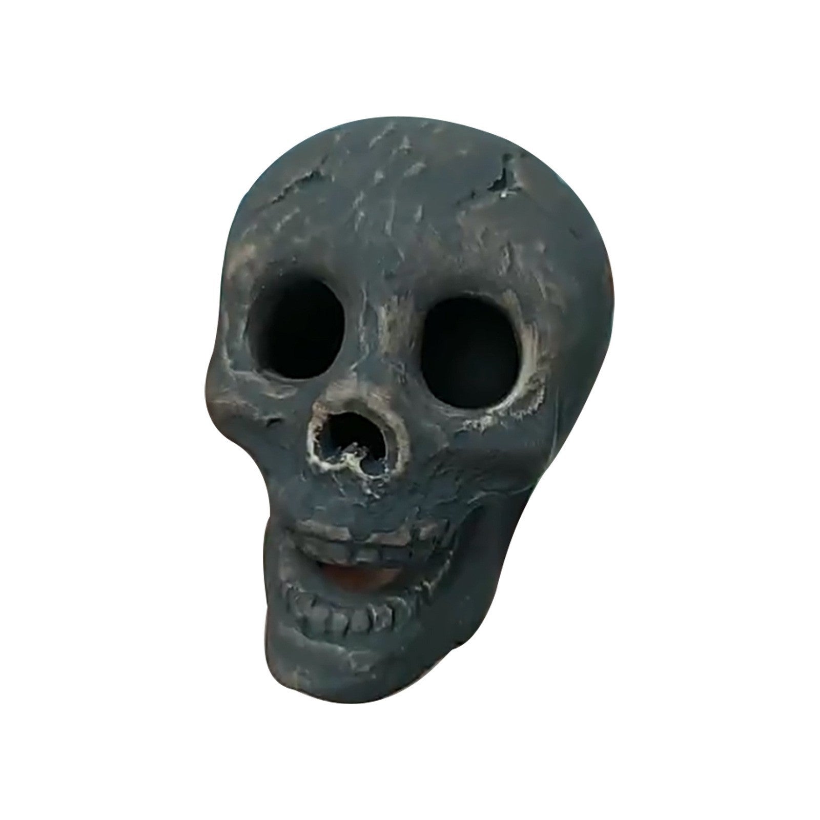 New Halloween Simulated Skull Props Stove BBQ Ceramic Ornaments Horror Party Decorations
