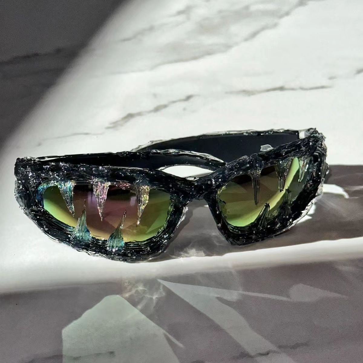 Cross-border Popular Halloween American Dark Abigail Epoxy Sunglasses