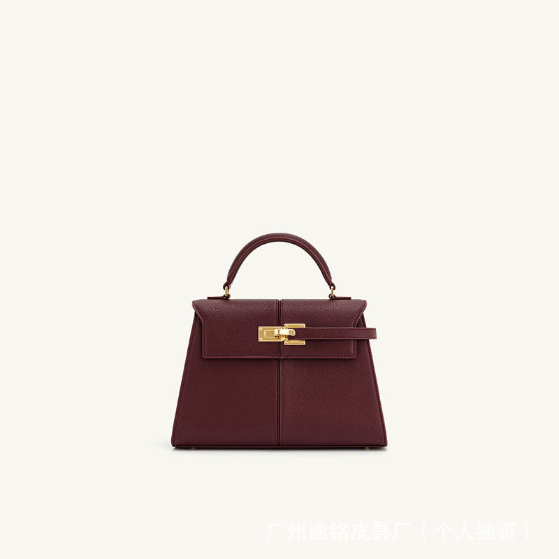[Cross-border supply] JW PEI trapezoidal bag, Kelly bag, crossbody bag, niche handbag, small square bag, shoulder bag