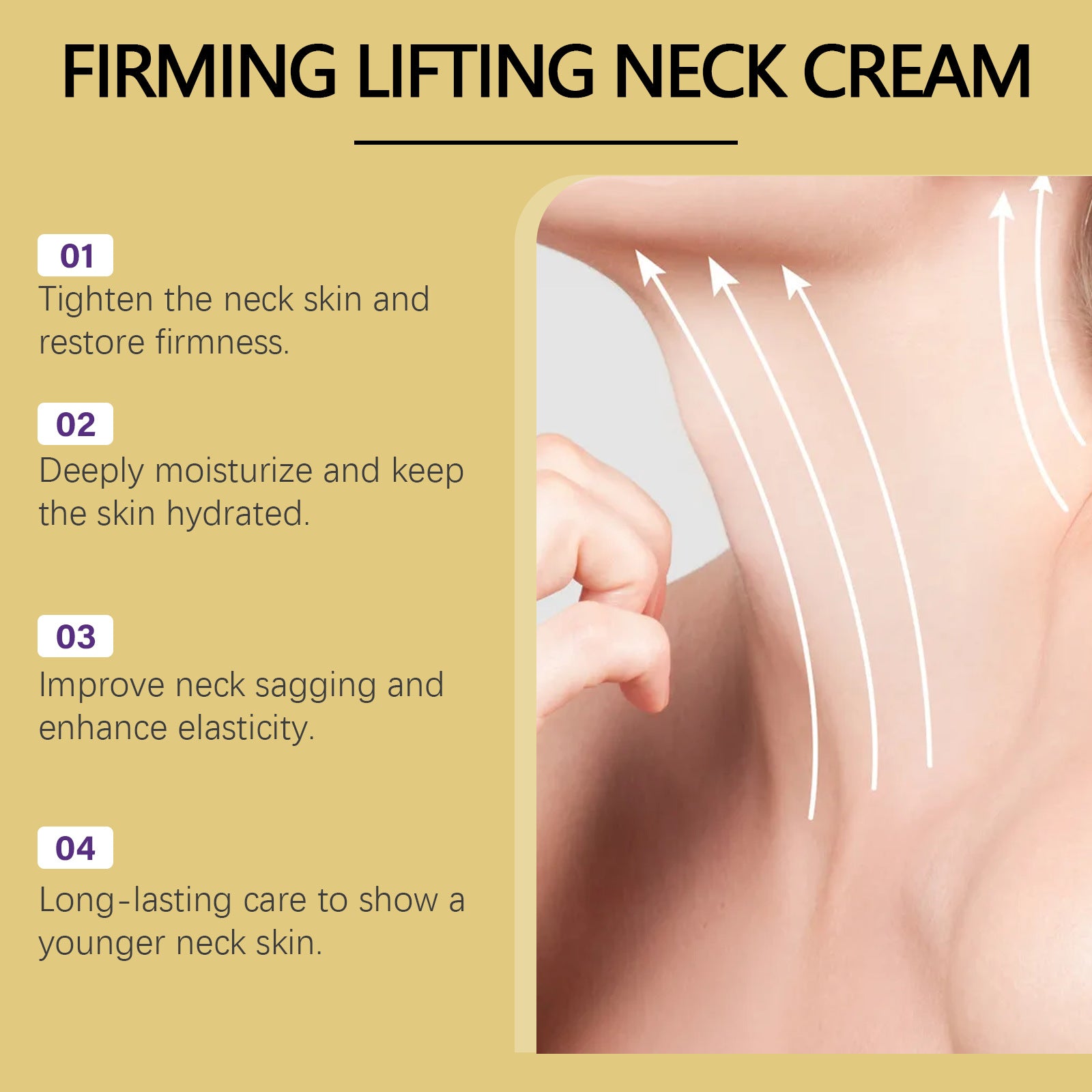 Neck Firming Roller Cream Improves, lifts, and reduces neck lines. Moisturizing, nourishing, and easily absorbed hydrating roller cream.