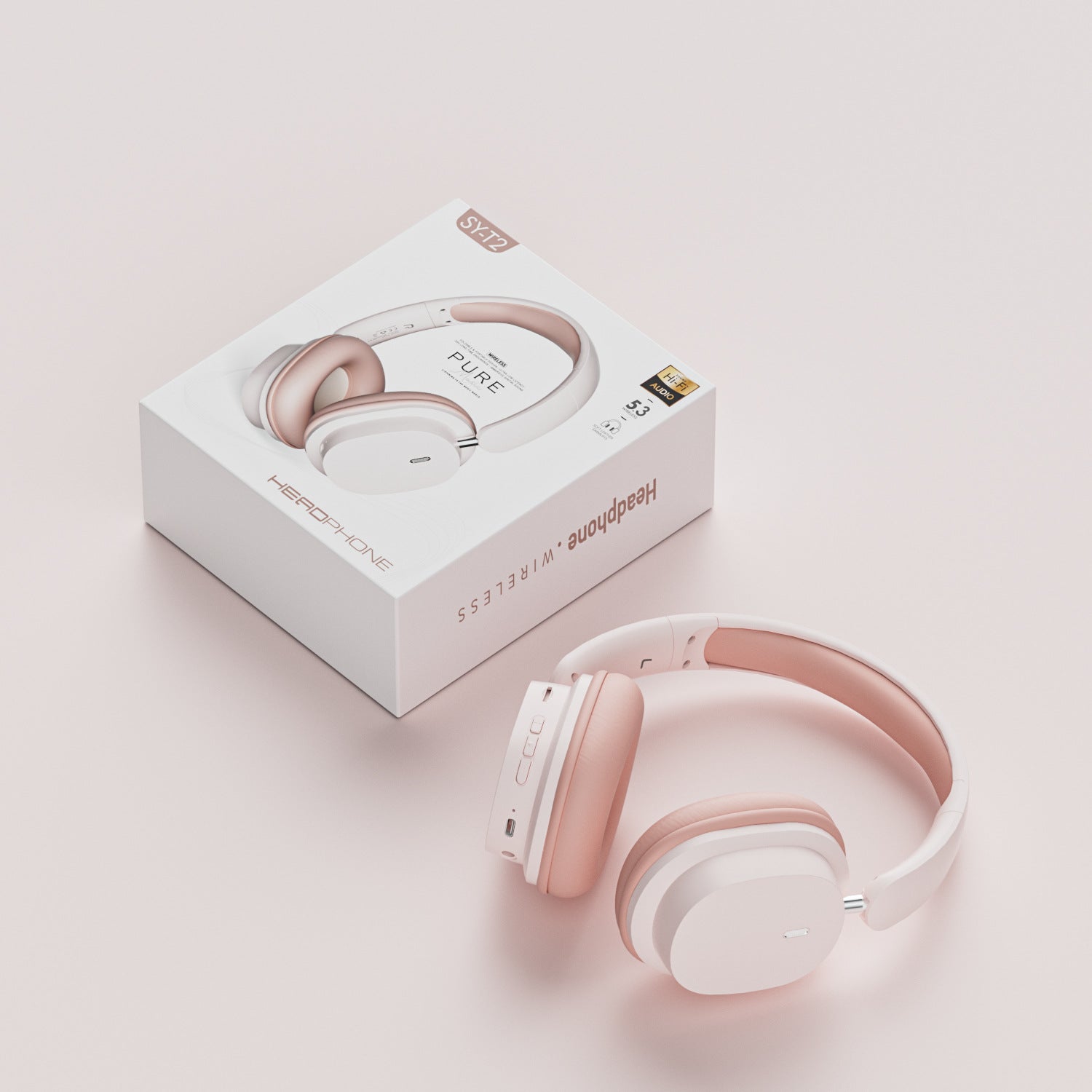 New Head-mounted Noise Cancelling Bluetooth Headset Wireless Gaming Headset Ultra-Long Battery Life Mobile Headset Manufacturer Wholesale