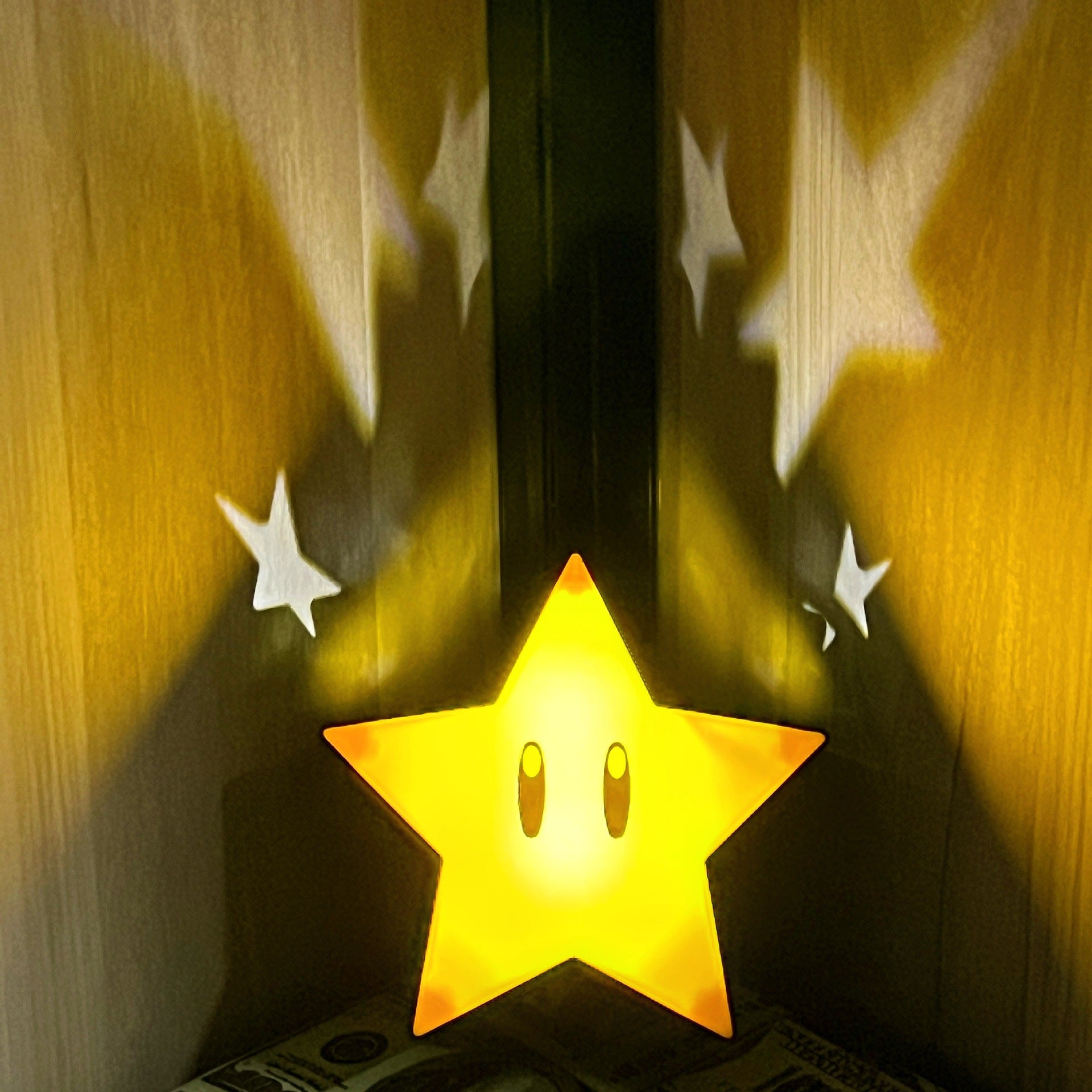 Super Mario LED Question Mark Sound Charging Night Light Cube Brick Desktop USB Sensor Night Light Cross-border Night Light
