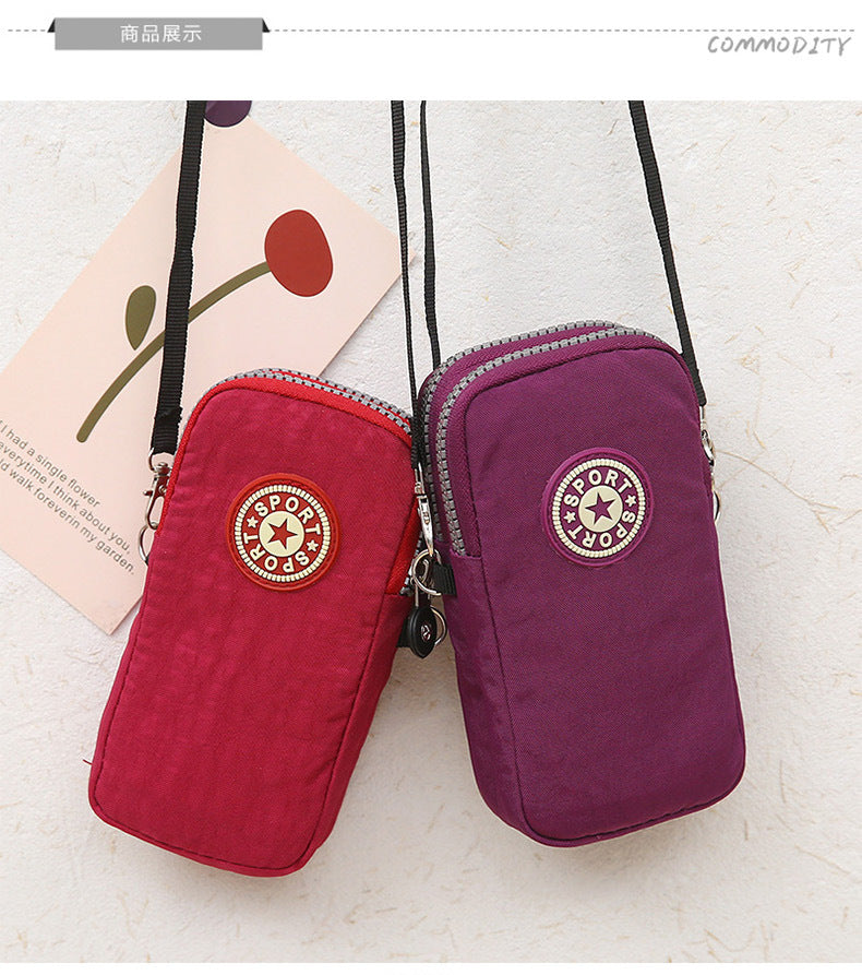 【Manufacturer wholesale】Spring and summer new fashion simple Japanese and Korean new mobile phone bag crossbody bag coin purse women's bag