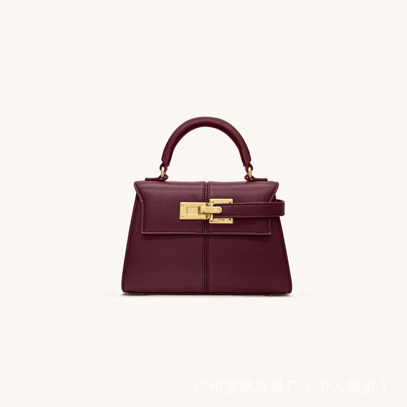[Cross-border supply] JW PEI trapezoidal bag, Kelly bag, crossbody bag, niche handbag, small square bag, shoulder bag