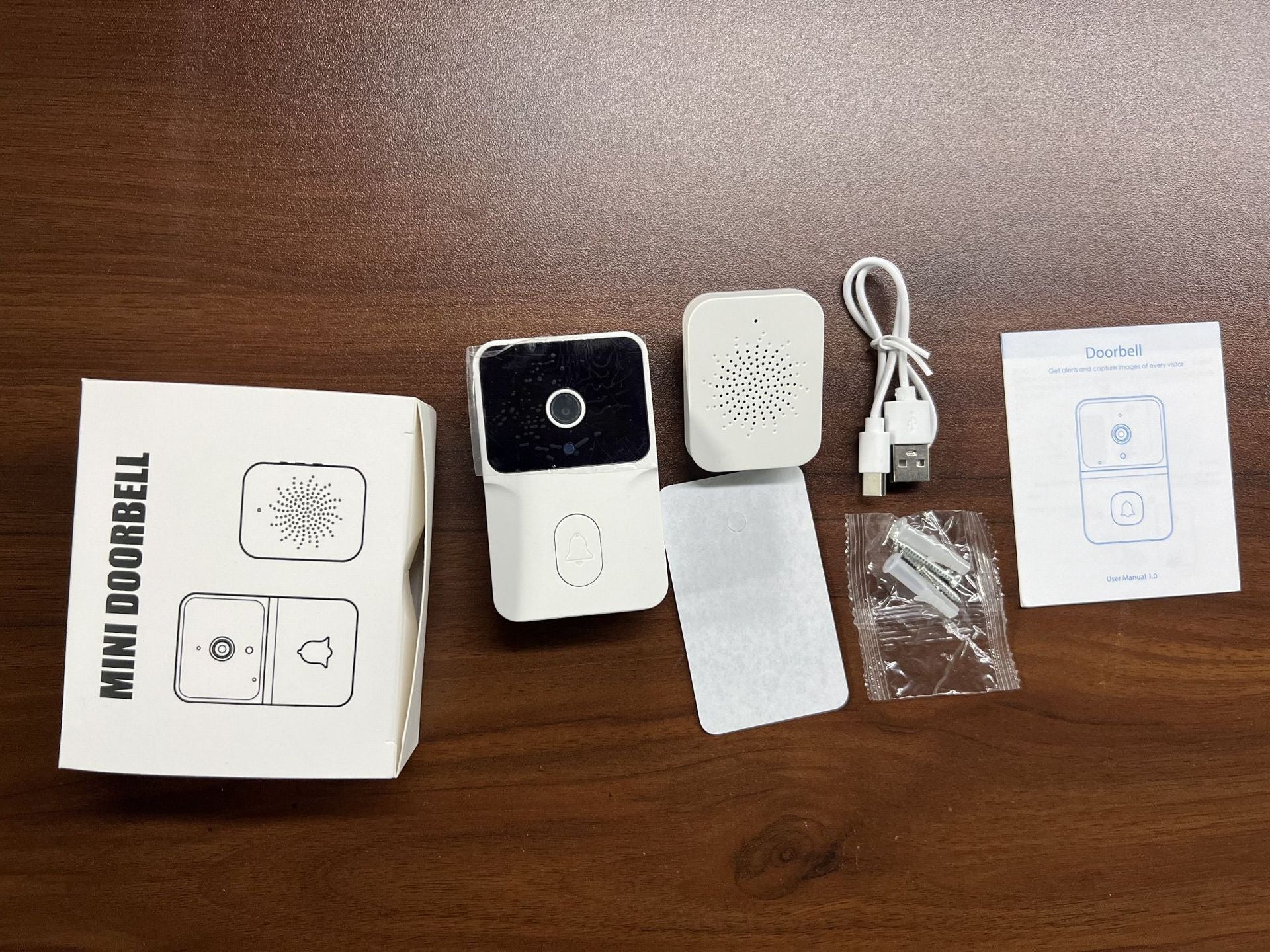 Video doorbell camera wifi smart high-definition wireless night vision doorbell remote electronic cat-eye camera home