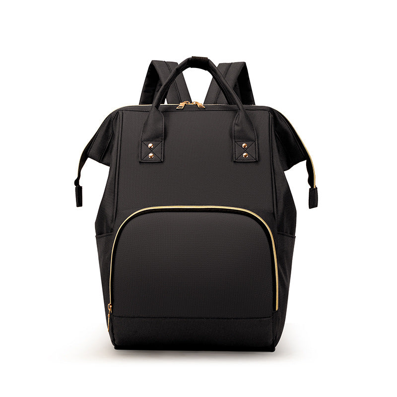 Mommy bag factory direct sales fashionable portable mother and baby bag for going out large capacity bottle insulation multi-pocket backpack mommy bag