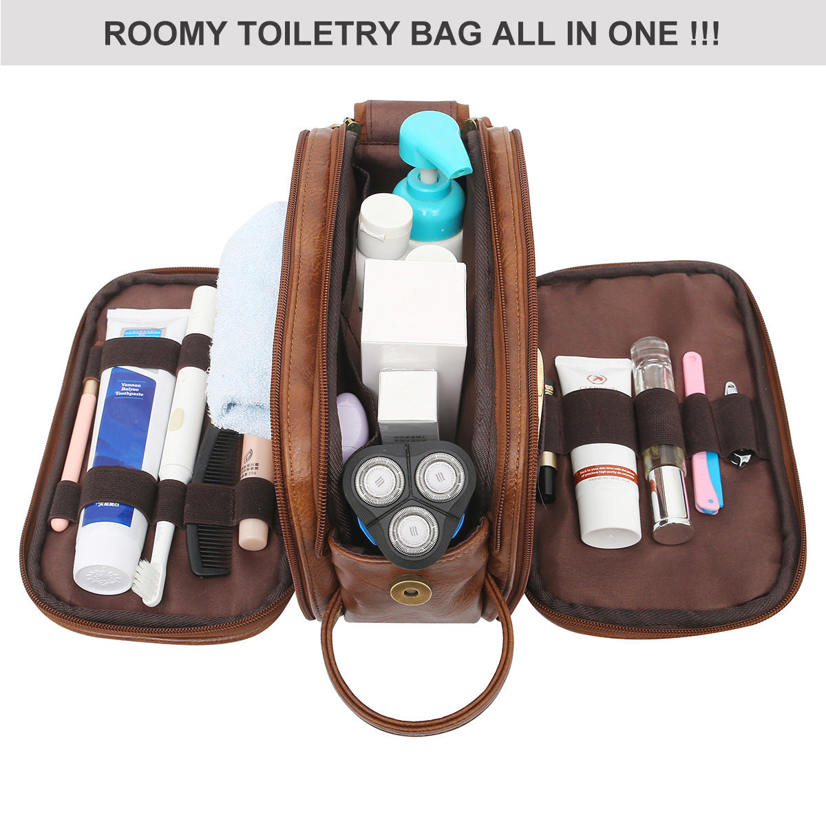 Factory direct sales cross-border new men's toiletry bag travel storage cosmetic bag large stock supply