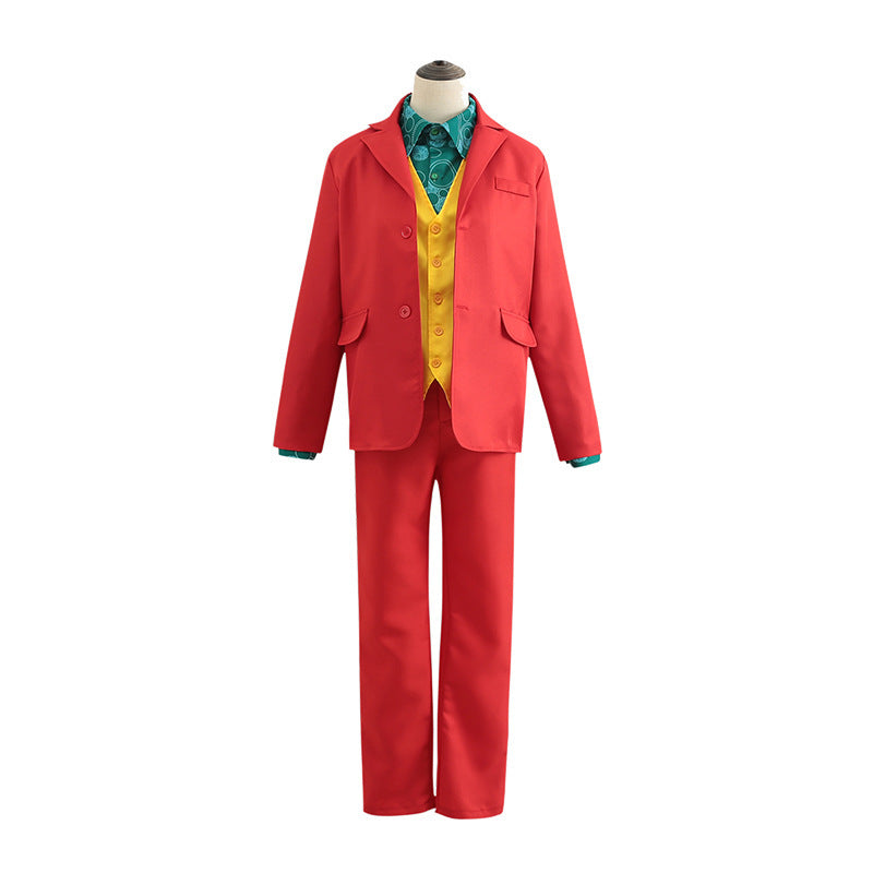 Joker suit Joaquin Phoenix DC movie clown suit CS Halloween cosplay performance costume