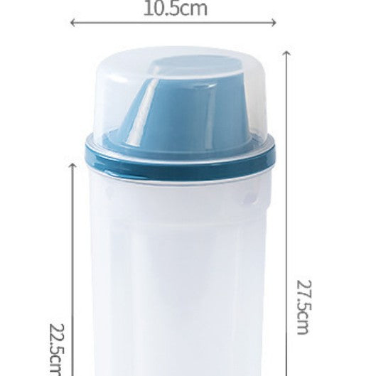Kitchen supplies transparent plastic storage jars kitchen storage sealed fresh milk powder grain storage jars