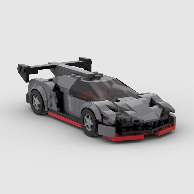 MOC building blocks compatible with Lego F43 Lamborghini Venom Supercar assembly speed series children's toy car