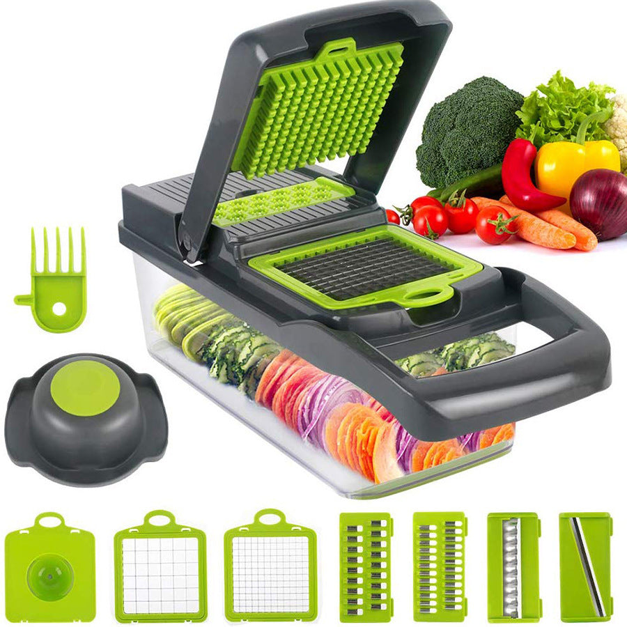 Vegetable cutting artifact multi-functional diced potato shredder grater household potato slices kitchen grater