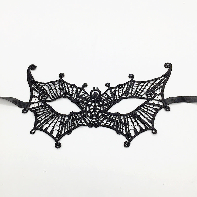 Cross-border exclusive masquerade party lace mask Christmas Halloween fun unshaped eye mask supplies