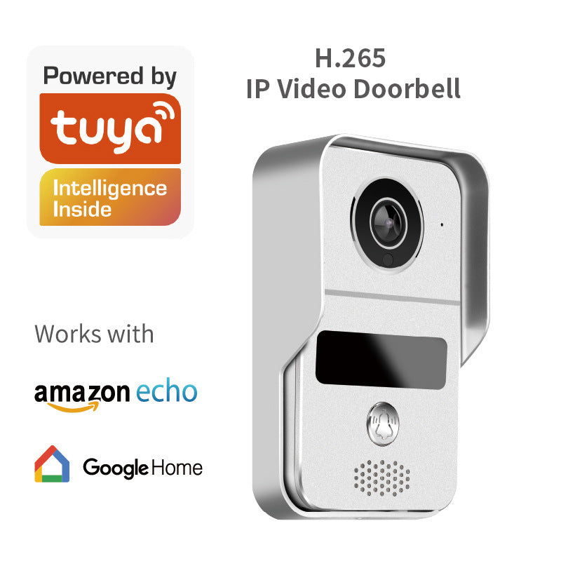 Tuya Smart WIFI Video Doorbell Network Video Doorbell Night Vision Duplex Intercom Motion Detection Unlocking Factory